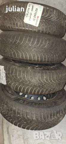 Зимни гуми с джанти за Опел Гудиер 7мм., снимка 1