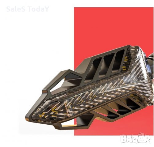 Мигач за мотопеди листо, мотоциклети, АТВ, скутер или мотор, 12V, дневна светлина и мигач, бял, снимка 3 - Аксесоари и консумативи - 32213341