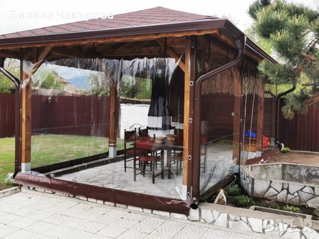 Ветроупорни завеси, тенти, шалтета, покривала, снимка 9 - Градински мебели, декорация  - 32781699