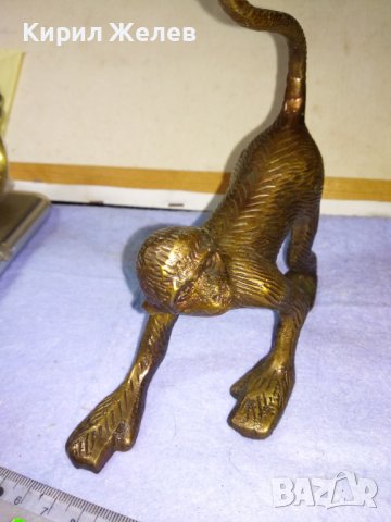 ГОЛЯМ ЕФЕКТЕН ФИГУРАЛЕН МЕТАЛЕН СВЕЩНИК - МАЙМУНКА МНОГО СИМПАТИЧЕН За АРТ ИНТЕРИОР КОЛЕКЦИЯ 42706, снимка 10 - Декорация за дома - 43875900