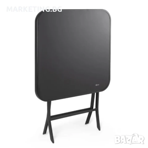 Сгъваема маса Muhler, със стъклен плот, снимка 2 - Други стоки за дома - 50455952