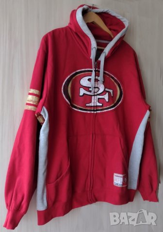 NFL San Francisco 49ers - мъжки суичър с качулка размер  XL, снимка 11 - Суичъри - 39560714