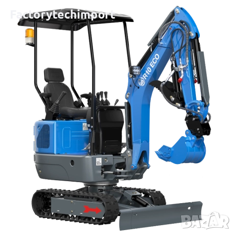 Мини багер RIPPA R10 ECO / 1 тон / Кубота двигател