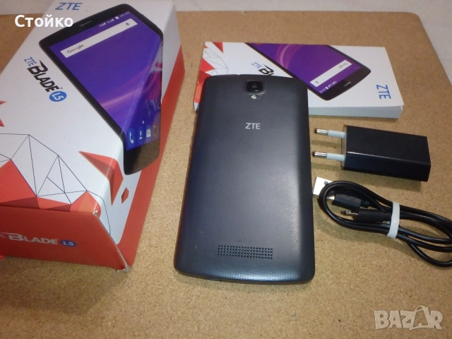ZTE Blade L5, Dual SIM , 5.0 inches, тъмносив, снимка 4 - ZTE - 52218861