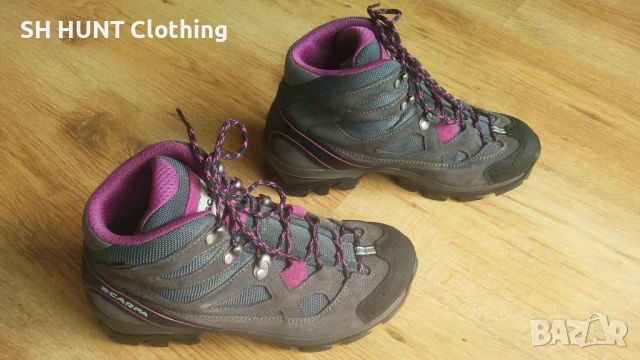 SCARPA GORE-TEX Leather Boots размер EUR 38 естествена кожа водонепромокаеми - 1312, снимка 2 - Дамски боти - 51253938