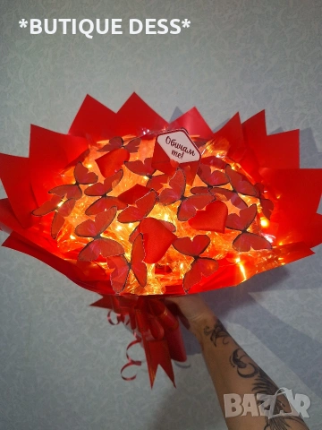ПРОМОЦИЯ‼️💖Светещи букети "DESS", снимка 3 - Подаръци за рожден ден - 53244790