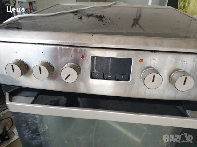 Готварска печка инокс , снимка 4 - Печки, фурни - 44125360