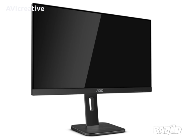 Монитор AOC 24P1, 23.8", IPS, FHD (1920 x 1080), 60Hz, 5ms, Черен, снимка 6 - Монитори - 52914936