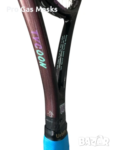 Professional Tennis Racquet Wilson Tycoon Graphite Technology Fiberglass Inner Vibration PWS 95 sq i, снимка 6 - Тенис - 50615805