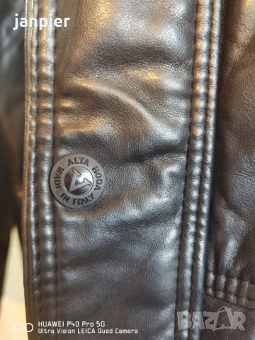 Мъхко кожено яке V-Nida. Размер L, снимка 3 - Якета - 39018174