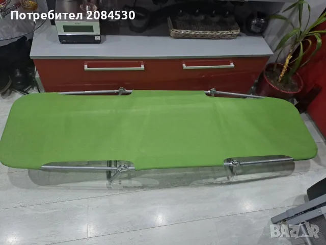 Шезлонг с двустранно регулиране 180/55см, снимка 7 - Градински мебели, декорация  - 49700978