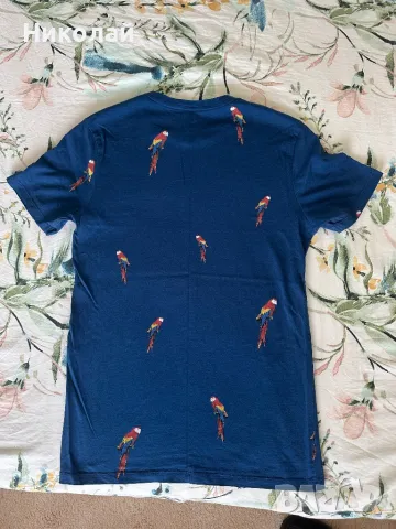 Мъжки комплект с папагали, снимка 2 - Тениски - 48662093