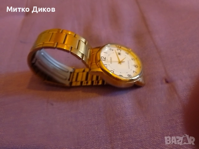 Casio 2784 MTP-VOO2 кварцов часовник нов датник Water resistant , снимка 2 - Мъжки - 53565822