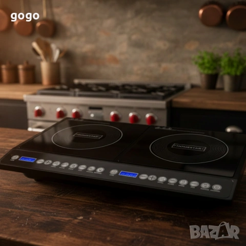 Двоен индукционен котлон Home Star HS-IND2002