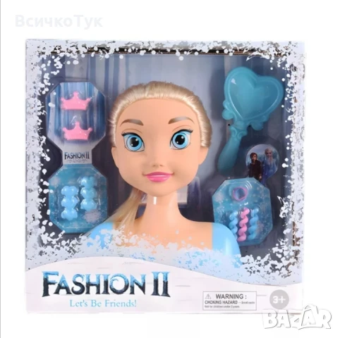 ✨Детска кукла за прически Елза/Ана от FROZEN