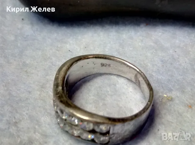 СТИЛЕН СКЪПОЦЕНЕН СРЕБЪРЕН ПРЪСТЕН СРЕБРО 925 с РАЗКОШНИ ЮВЕЛИРНО ФАСЕТИРАНИ БЛЕСТЯЩИ ЦИРКОНИ 47584, снимка 9 - Пръстени - 49981844
