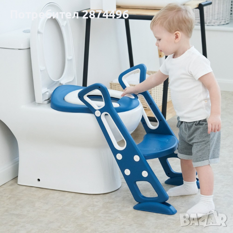 2600 Детски тоалетен адаптер - седалка със стълба, снимка 14 - Други - 36399667