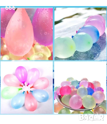 Водни бомби Самозатварящи се, Пакет от 370 водни балона, снимка 6 - Други - 53581796