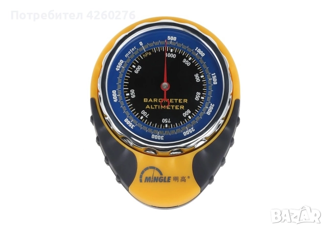 Барометров висотомер BKT381 барометър, термометър и компас, снимка 3 - Аксесоари и консумативи - 52096576