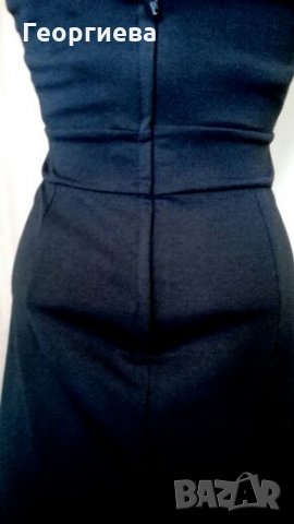 Къса плътна черна рокля H&M ПРОМОЦИЯ👗🍀XS,S (34-36)👗🍀 арт.097, снимка 6 - Рокли - 27556109