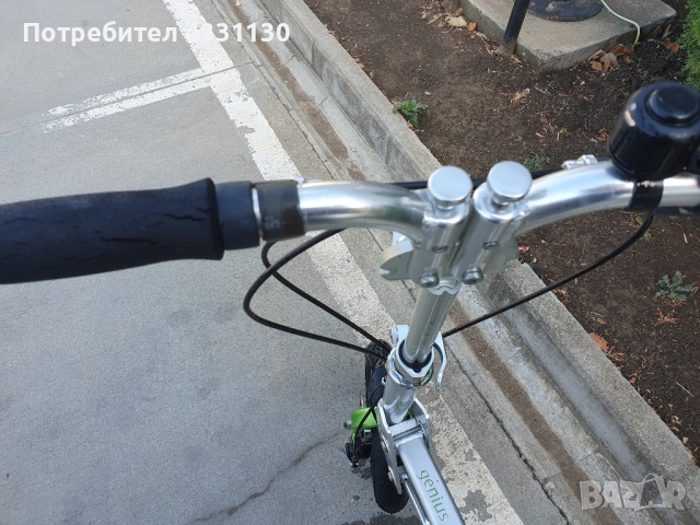 сгъваем велосипед Genius Mobiky, снимка 7 - Велосипеди - 51549139