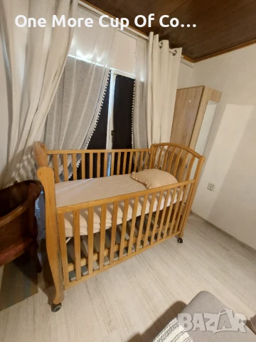 Детско /бебешко чисто дърво легло Лина 70/140 см