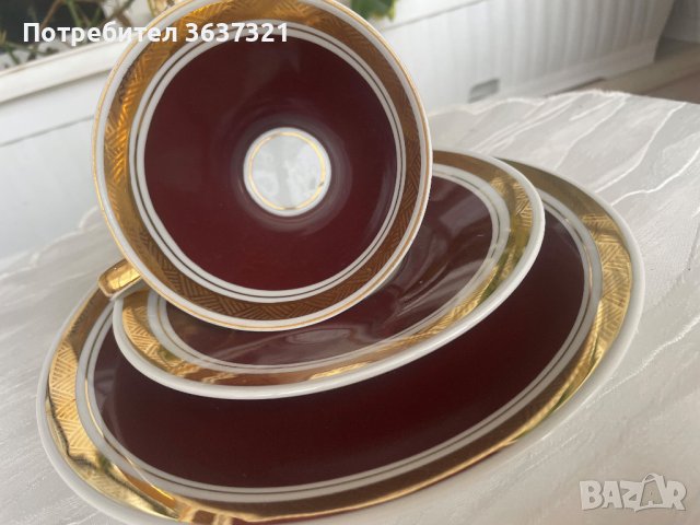  За него и нея  -"Червено и черно" -тройни сетове , снимка 3 - Чаши - 43359989