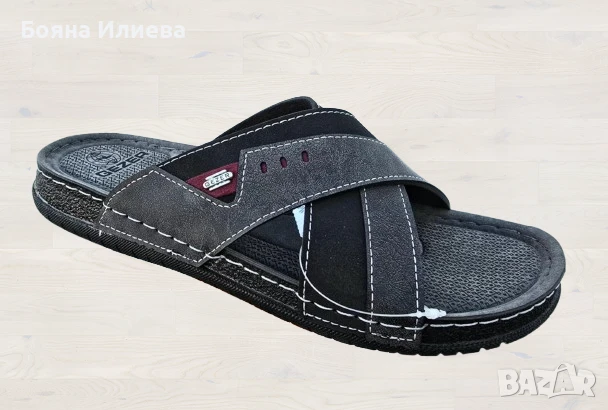 Мъжки чехли Gezer- шити и лепени (код Г05)