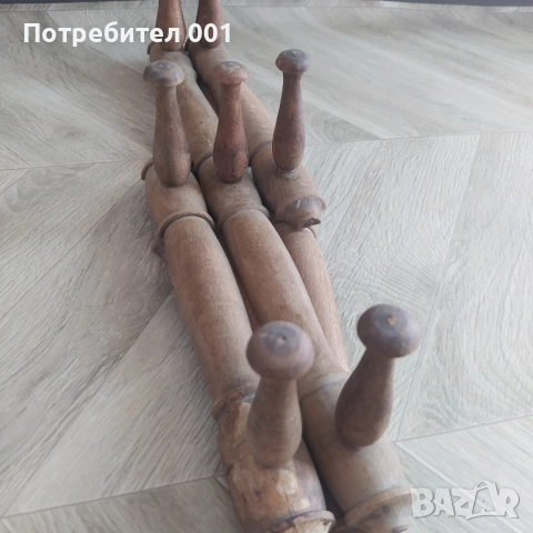 Стара дървена закачалка, снимка 17 - Закачалки - 52226041