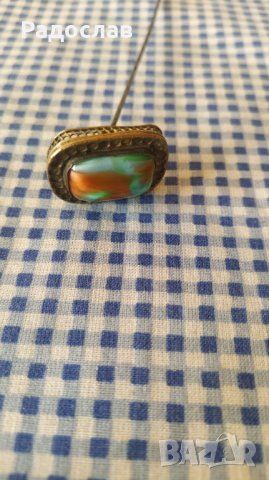 стара игла с тюркоаз , снимка 5 - Други - 43912157