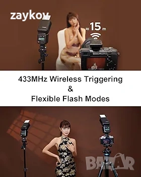 Универсална светкавица Godox TT520 III Speedlite, снимка 5 - Светкавици, студийно осветление - 53099457