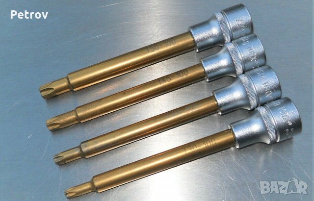 HAZET No.992 SLG-TIN - 1/2" PROFI TORX 100 mm !!! T30 - T40 - T45 - T50 !! ORIGINAL HAZET GERMANY ! 