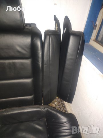 Задна седалка черна кожа за Ауди А6 ц6 4ф  Audi A6 c6 4f avant, снимка 4 - Части - 43322998