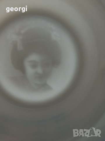 Японски geisha сервиз от фин костен порцелан , снимка 13 - Сервизи - 35399065