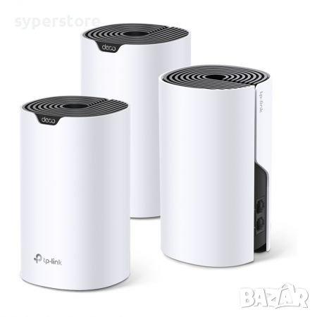 Удължител на интернет обхват TP-Link Deco S4 AC1200 3-pack Mesh Wi-Fi система за целия дом или офис, снимка 2 - Рутери - 38402479