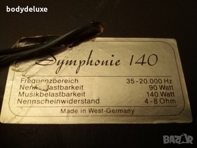 Symphonie 140 трилентови колони, снимка 4 - Тонколони - 20877917