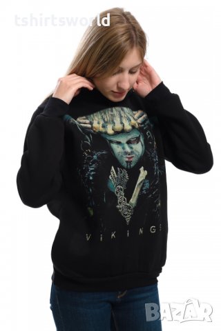 Нов дамски суичър с дигитален печат на сериала ВИКИНГИ, снимка 6 - Суичъри - 37007459