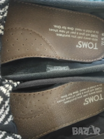 TOMS 100% оригинални дамски мокасини, снимка 4 - Дамски ежедневни обувки - 51466793