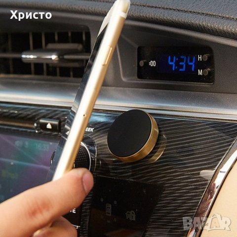 Магнитна поставка за телефон в колата автомобила, снимка 3 - Samsung - 27267099
