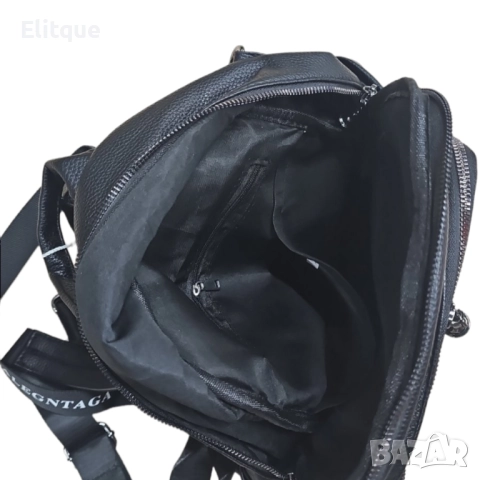 Дамска черна раница , снимка 7 - Раници - 52905822