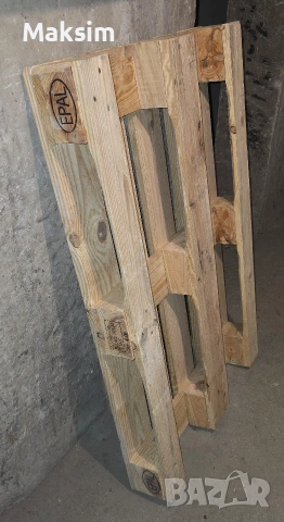 Дървени евро палети EPAL 4бр, снимка 4 - Други - 53222455