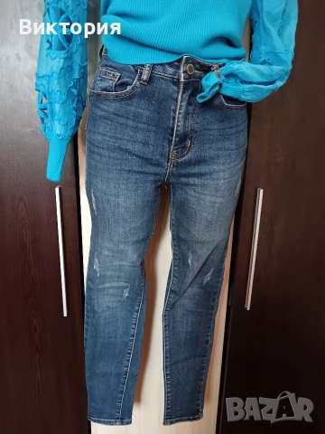 дамска блуза +дънки, снимка 5 - Блузи с дълъг ръкав и пуловери - 52901806