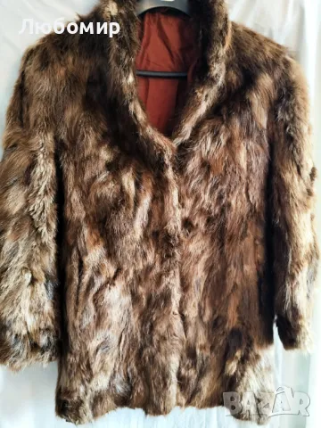 Луксозно палто от естествен косъм, снимка 4 - Палта, манта - 49239270