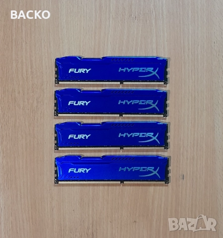 Рам памет FURY HYPER 32Gb 4x8Gb DDR3 1866MHz