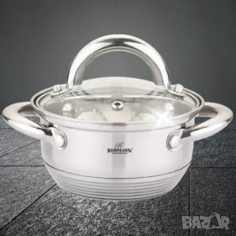 Тенджера Bohmann BH 70212, 0.7л.неръждаема стомана, снимка 1