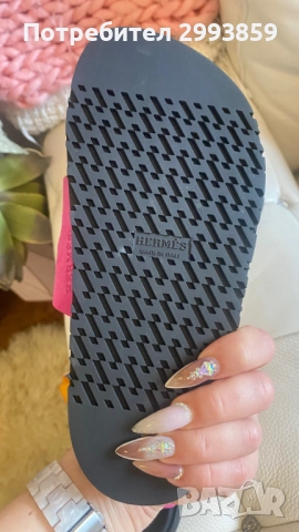 Чехли ЕРМЕС н.37* Hermes chypre sandals, снимка 4 - Чехли - 42728789