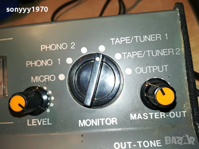 europsonic sm600-made in taiwan-ретро миксер от франция L2607221139, снимка 8 - Ресийвъри, усилватели, смесителни пултове - 37502467