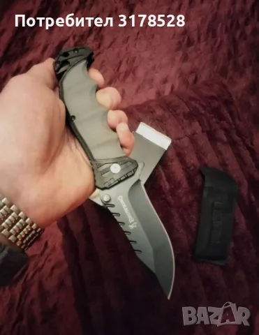 Сгъваем масивен нож, снимка 3 - Ножове - 50413650