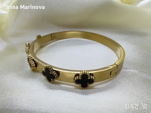 Гривна от медицинска стомана , снимка 5 - Гривни - 49909452