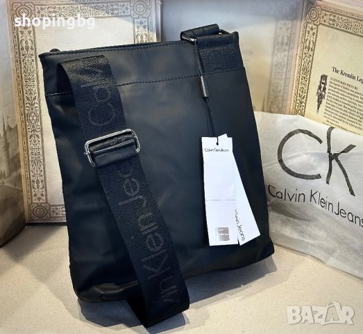 Мъжка чанта Calvin Klein Jeans Big, снимка 4 - Чанти - 43535914